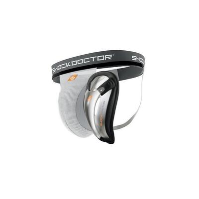 Kompressionsshorts Shock Doctor avec Bioflex Cup noir