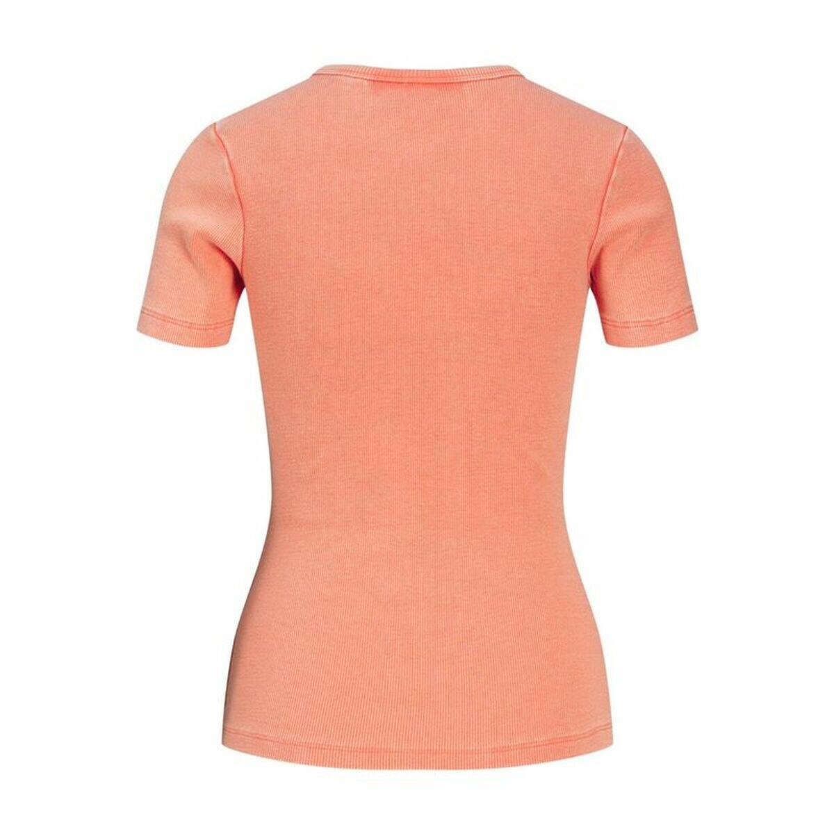Camiseta de Manga Corta Mujer Jack & Jones Jxfrankie Wash Ss Coral 2/4