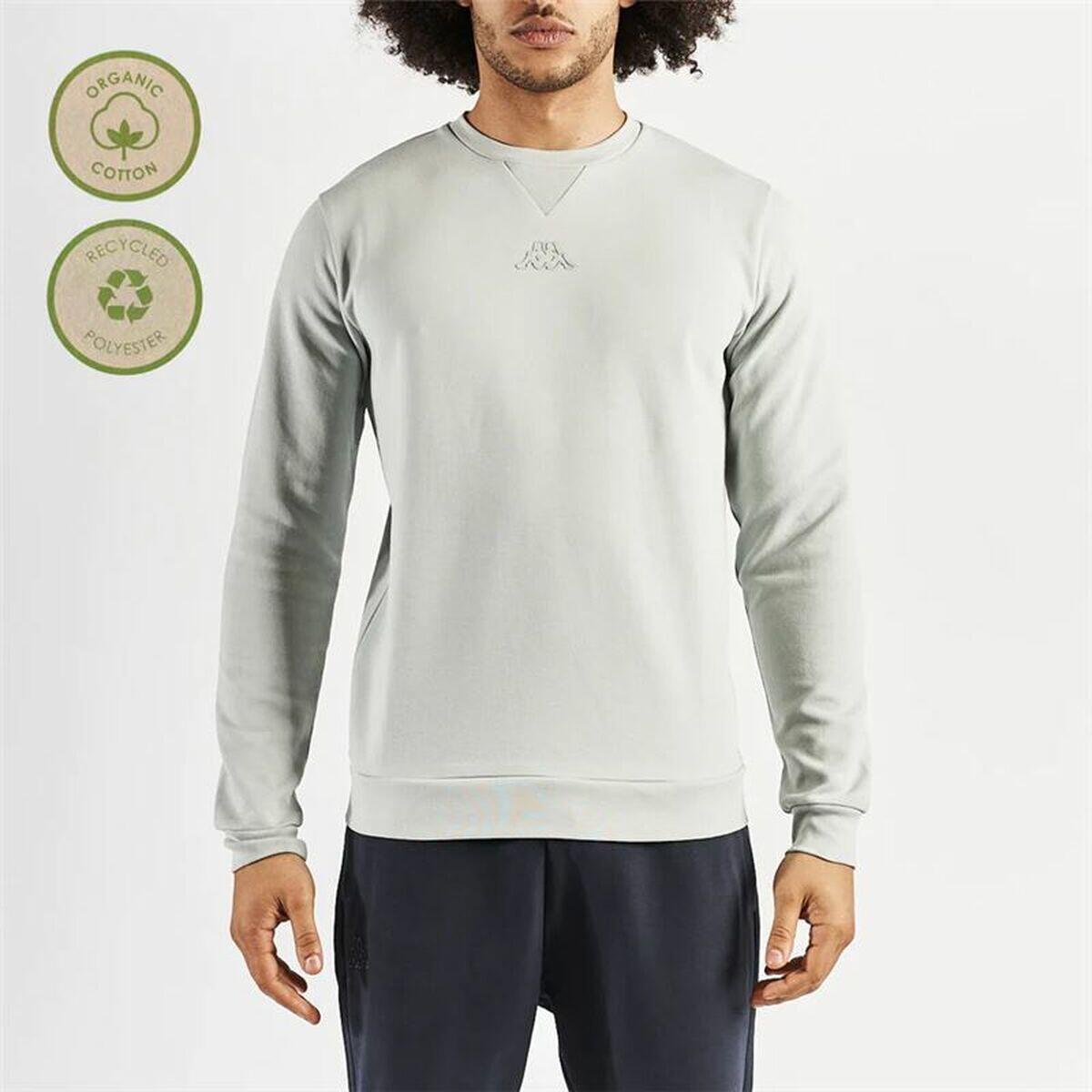 Sweat sans capuche homme Kappa Gris 1/5