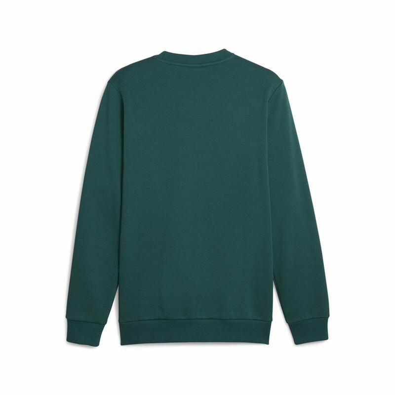 Sudadera sin Capucha Hombre Puma ESS+ Minimal Gold Cr Verde oscuro