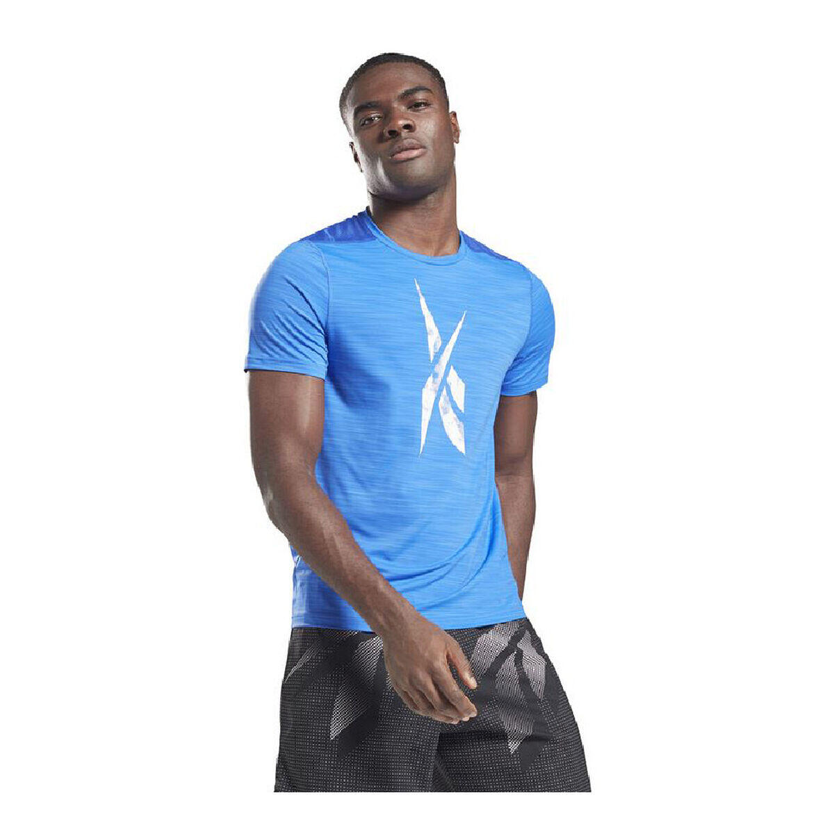 T-shirt à manches courtes homme Reebok Workout Ready Activchill Bleu 3/5