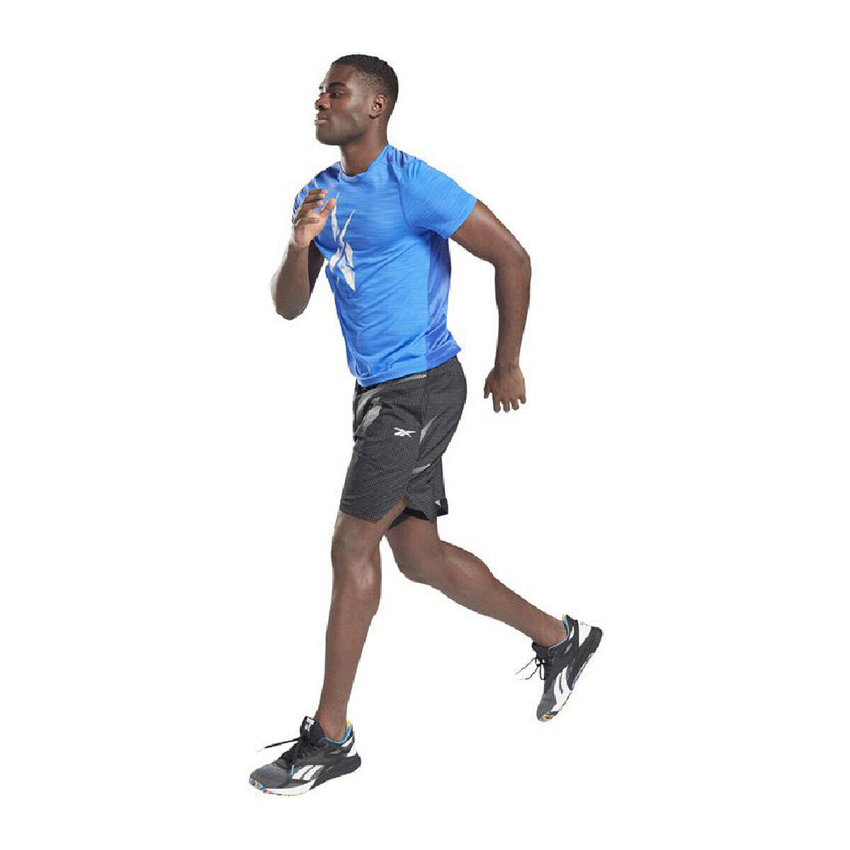 T-shirt à manches courtes homme Reebok Workout Ready Activchill Bleu 5/5