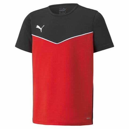 T shirt à manches courtes Enfant Puma individualRISE Noir
