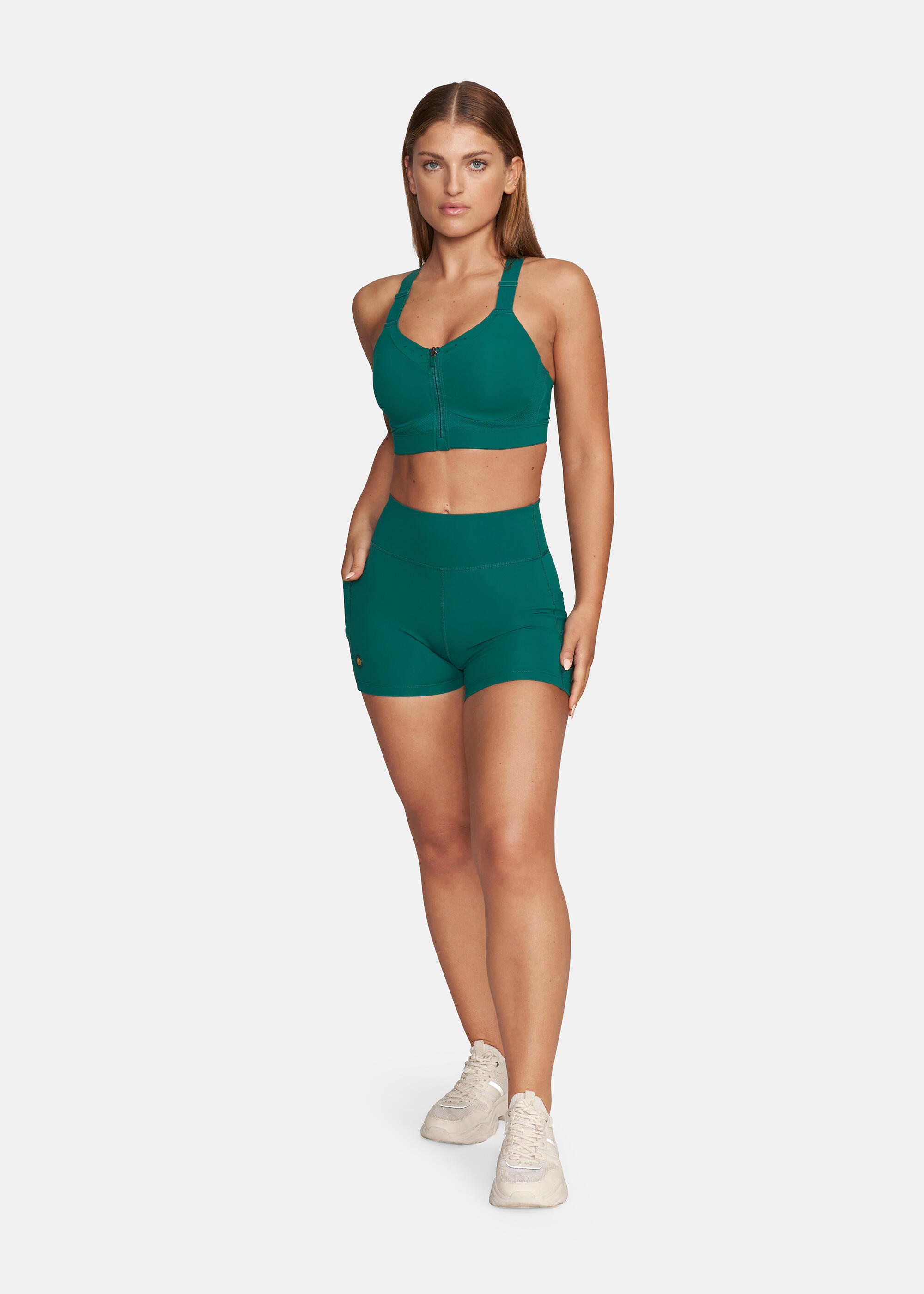 Korte broek JANE groenblijvend ademend 4/5