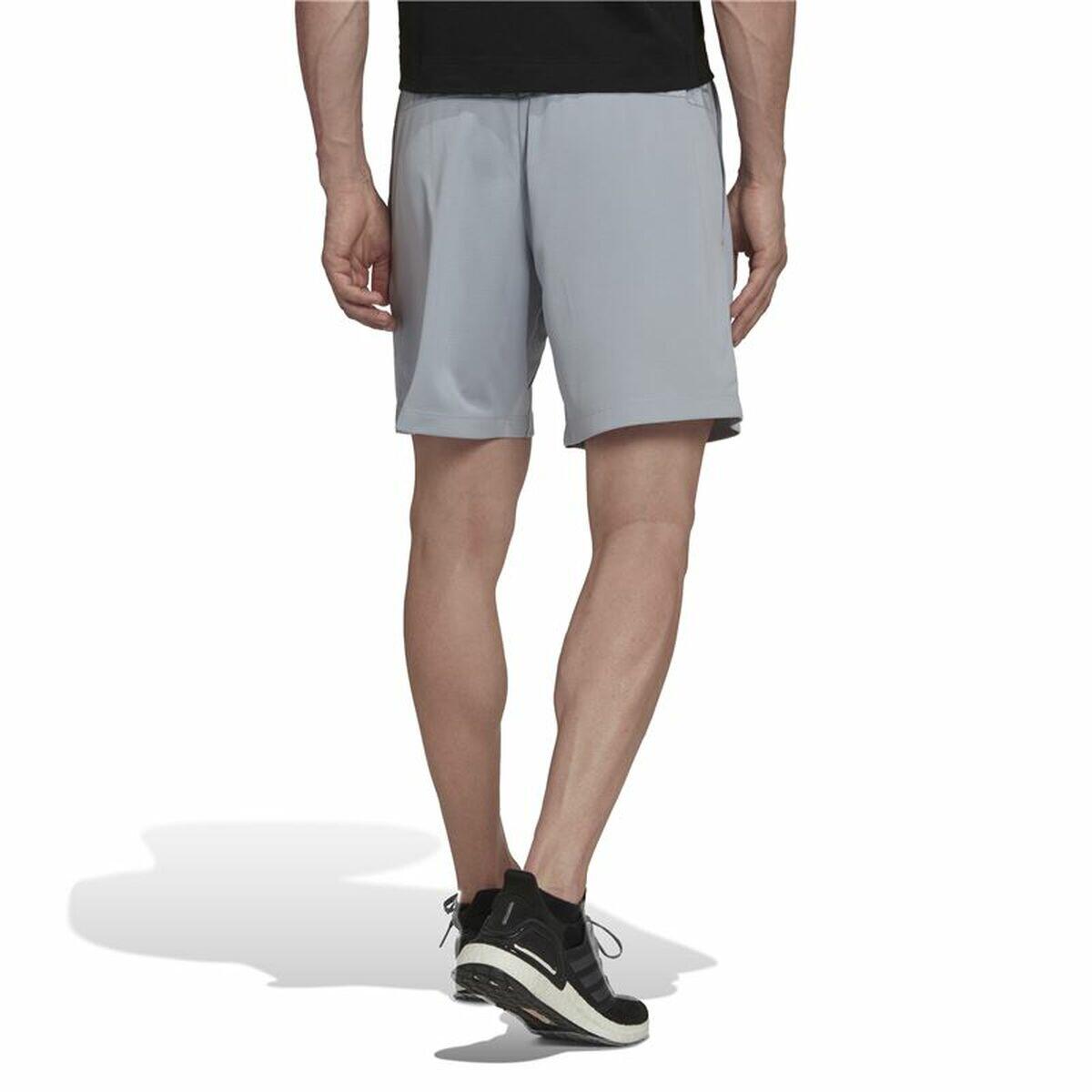 Short de Sport pour Homme Fitness Adidas Big Badge Of Sport Gris 3/5