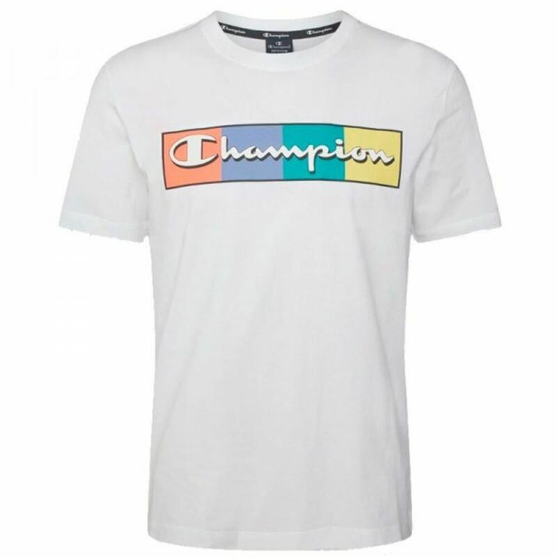 Camiseta de Manga Corta Champion Crewneck Blanco