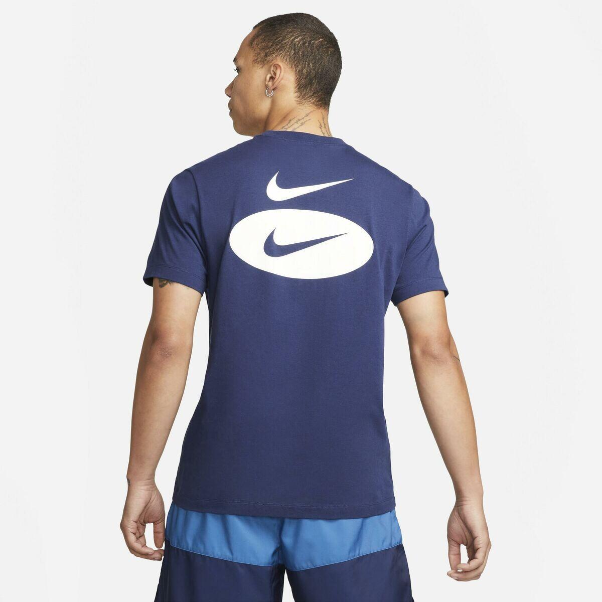 Maglia a Maniche Corte Uomo Nike TEE ESS CORE 4 DM6409 410  Blu Marino 2/3