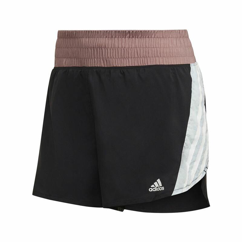 Pantalones Cortos Deportivos para Mujer Running Adidas Negro