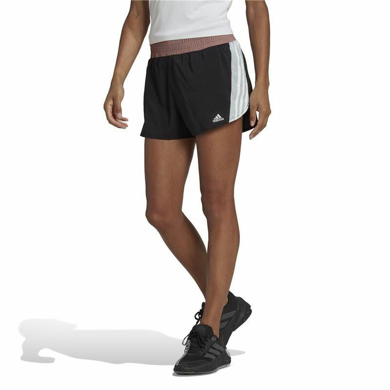 Pantalones Cortos Deportivos para Mujer Running Adidas Negro