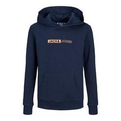 Sweat-shirt Enfant Jack & Jones JJNEO HOOD JNR 12225210 Blue marine