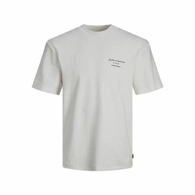 Heren-t-shirt met korte mouwen jack & jones lisa rednd wit