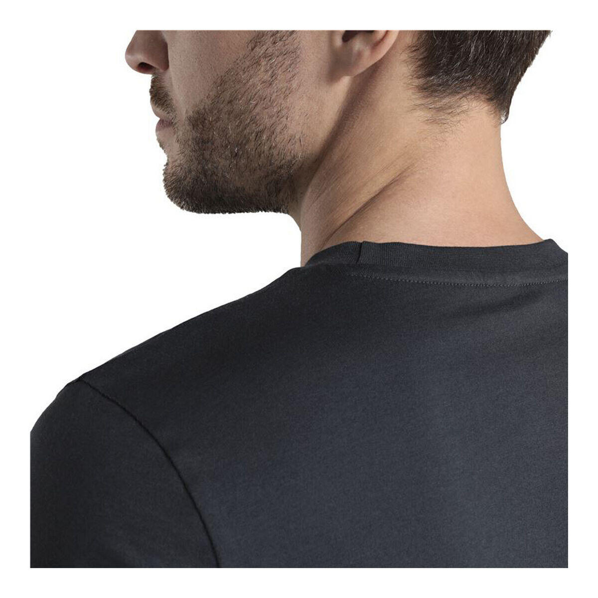 Camiseta de Manga Corta Hombre Reebok  Classic Trail Negro 3/5