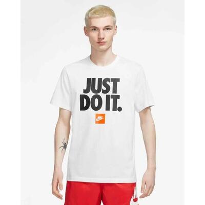 T-shirt uomo nike just do it tee - bianco