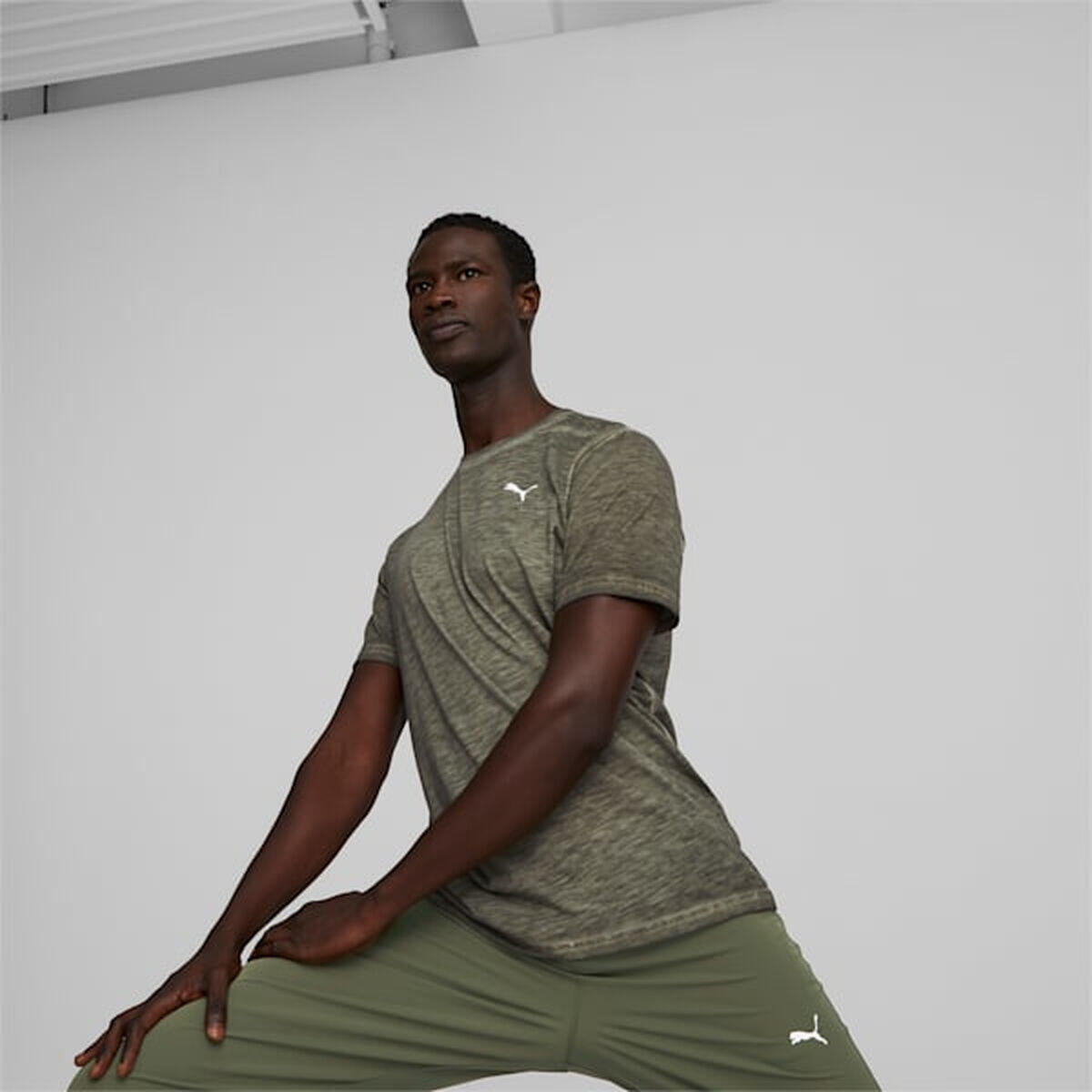 T-shirt à manches courtes homme Puma Studio Foundation Vert 1/5