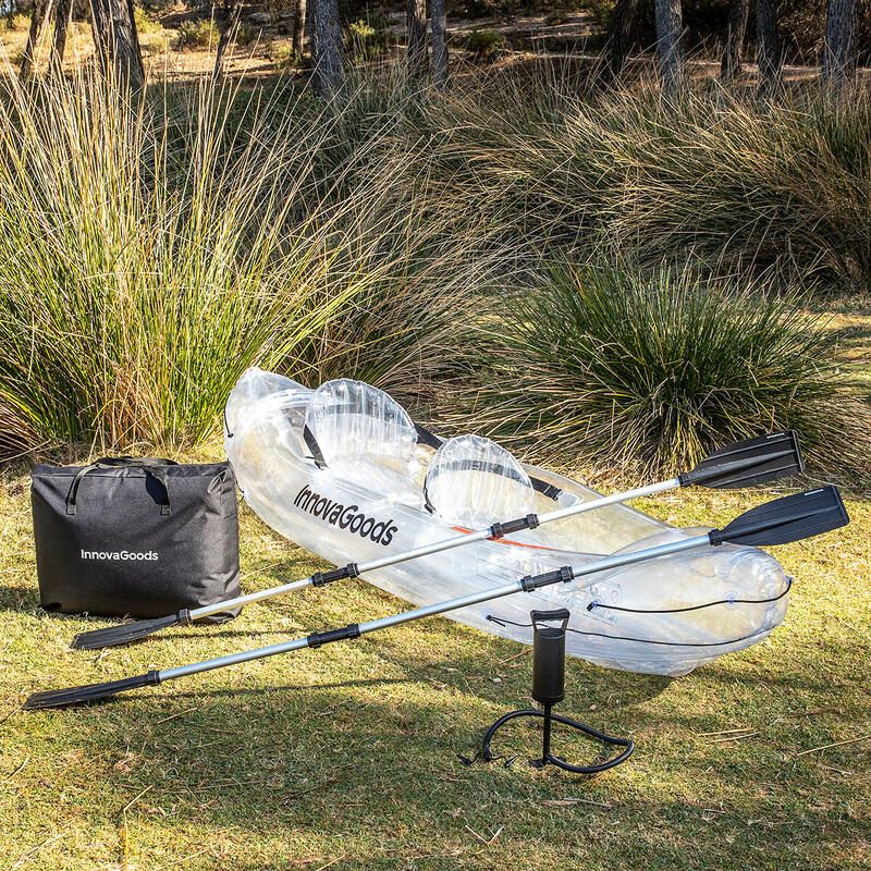 Kayak Gonflable Transparent avec Accessoires InnovaGoods
