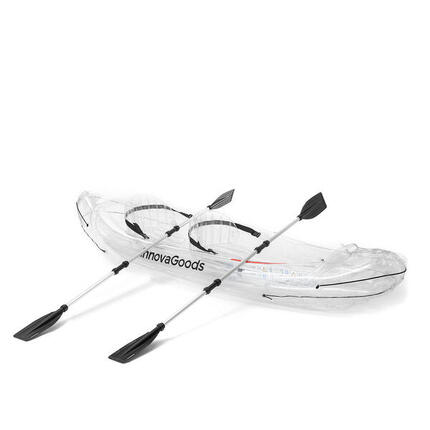 Kayak Gonflable Transparent avec Accessoires InnovaGoods 312 x 100 x 51 cm