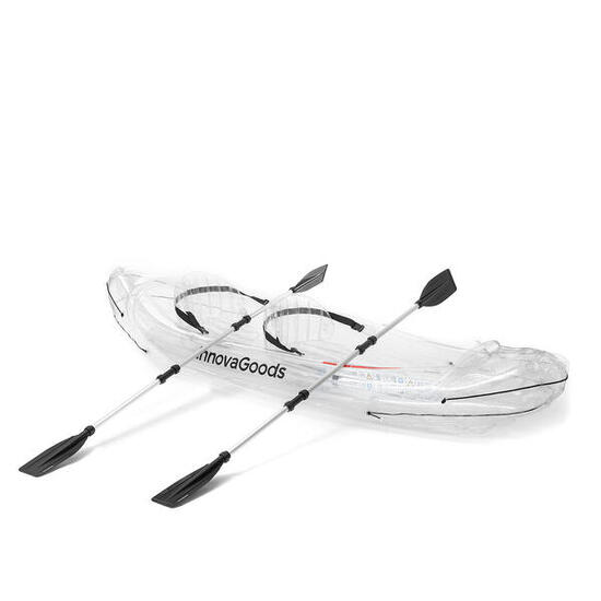 Kayak Gonflable Transparent avec Accessoires InnovaGoods 312 x 100 x 51 cm