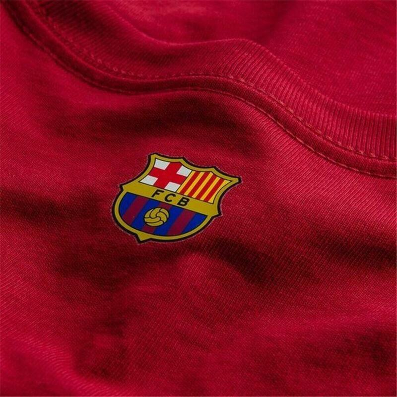 Camisola de Manga Curta Infantil Nike FC Barcelona Club Vermelho