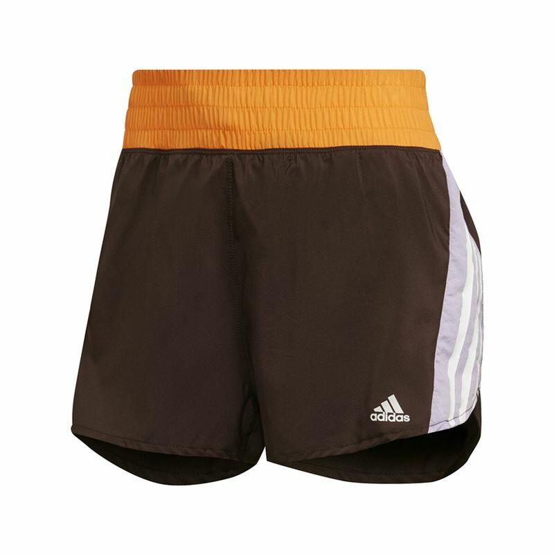 Pantalones Cortos Deportivos para Mujer Running Adidas Hyperglam Marrón