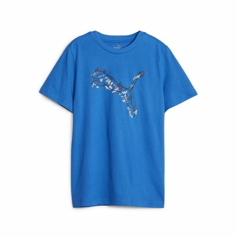 Camiseta de Manga Corta Infantil Puma Active Sports Graphic Azul