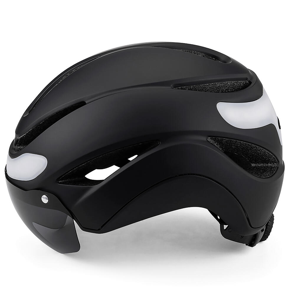 Helm mit Blinkern HT16 blau 3/7