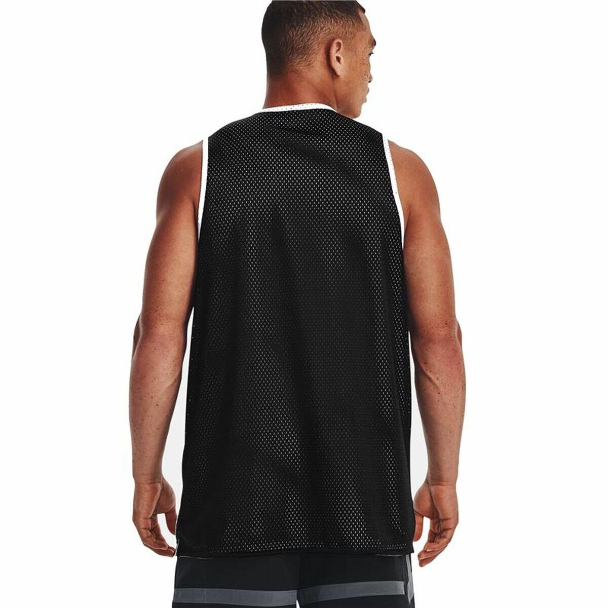 Canotta uomo under armour baseline reversible bianco/nero 4/5