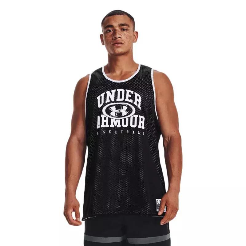 Camiseta de baloncesto Baloncesto Under Armour Baseline Negro