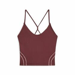 Camiseta de Tirantes Mujer Yoga Puma Studio Ultrabare Cro Marrón