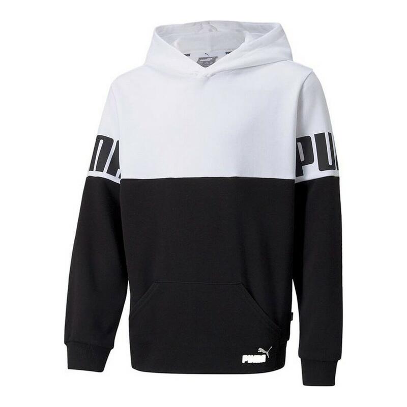 Sudadera sin Capucha Hombre Puma Colorblock Blanco