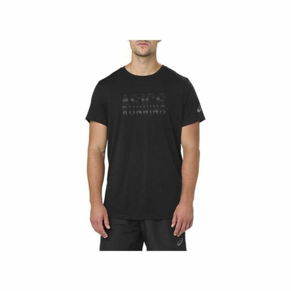 T-shirt à manches courtes homme Asics GRAPHIC SS TOP Noir 1/4