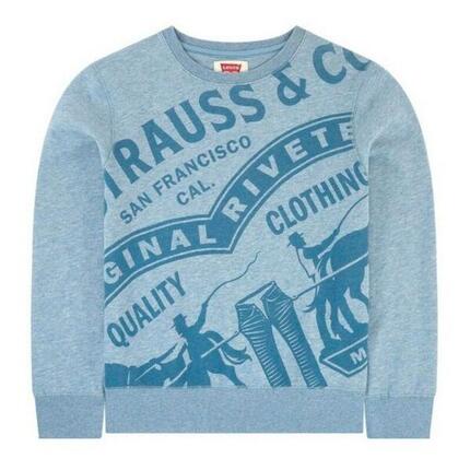 Kindersweater Levi's OVERSIZED Blauw