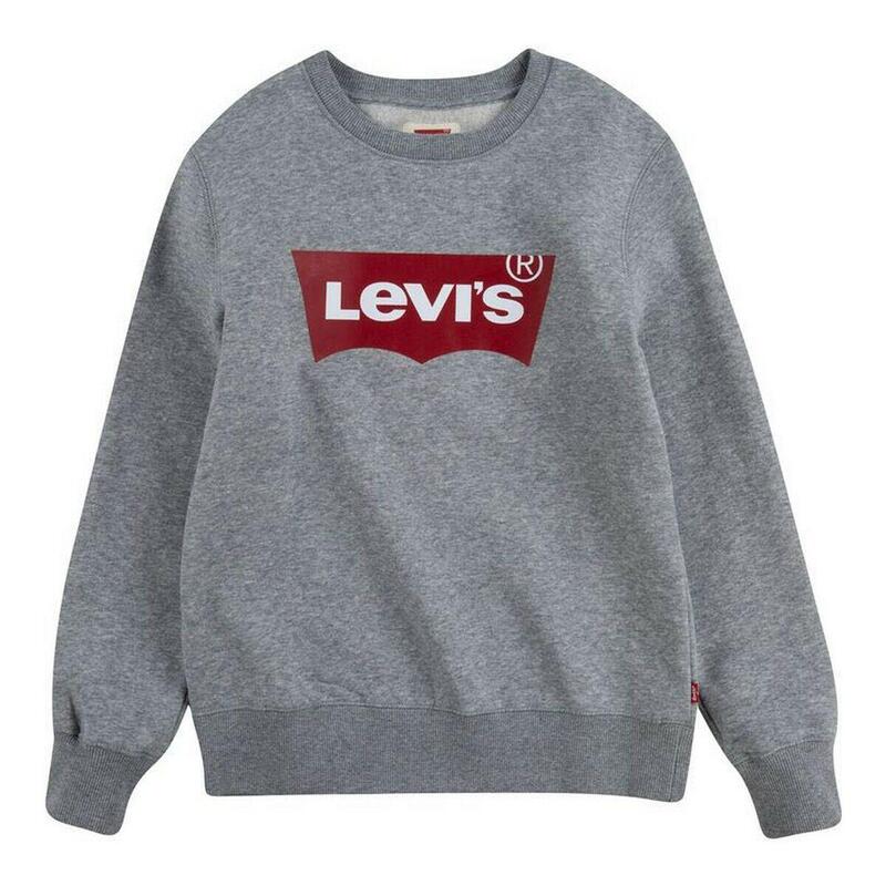 Sudadera Infantil Levi's Batwing Crewneck Gris claro