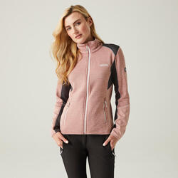 Lindalla V wandelfleece met hele rits voor dames