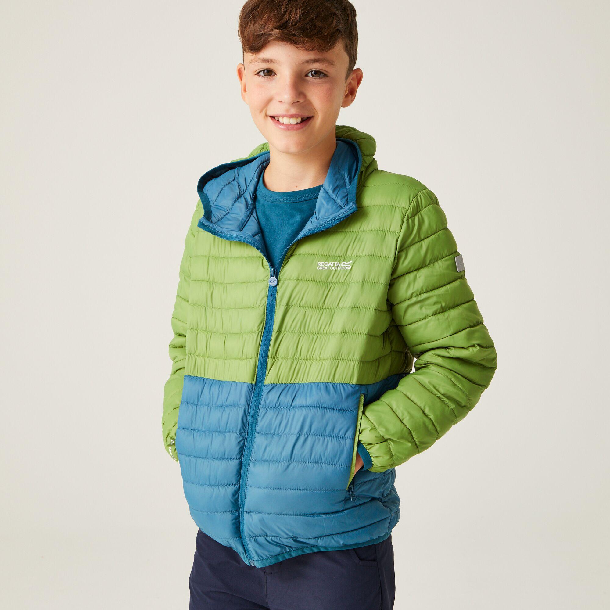 De Hillpack II gewatteerde wandeljas met capuchon voor kinderen 1/5
