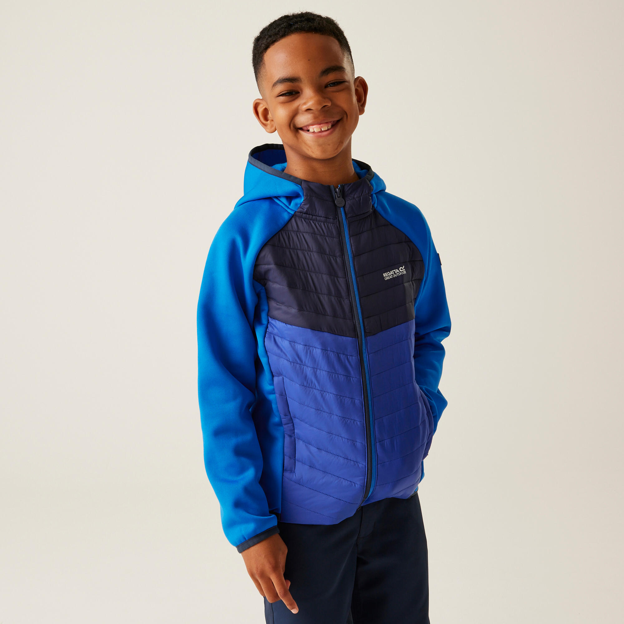 REGATTA Kielder Hybrid VIII Kids Water Repellent Baffled Jacket