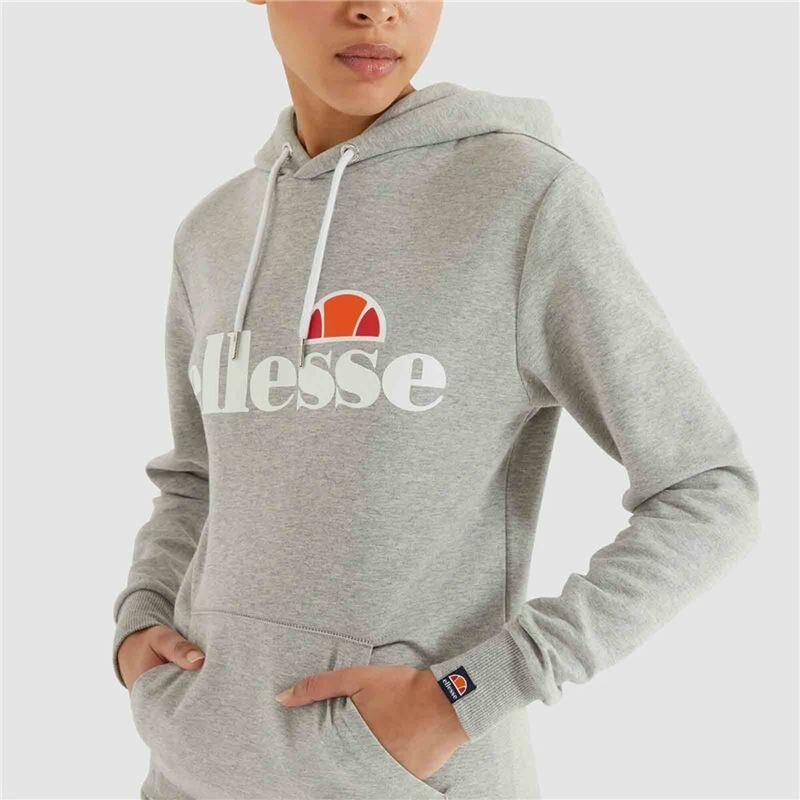 Felpa con Cappuccio Donna Ellesse Torices  Grigio chiaro