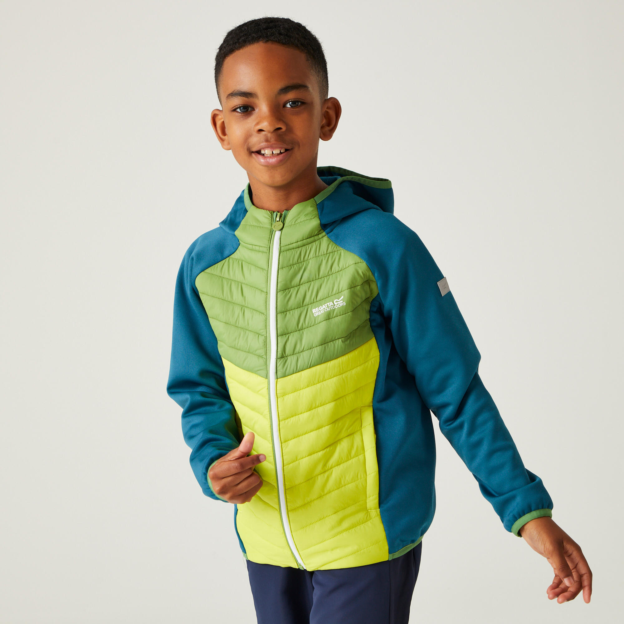 REGATTA Kielder Hybrid VIII Kids Water Repellent Baffled Jacket