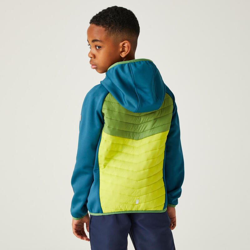 Veste de randonnée hybride matelassée enfant Kielder VIII