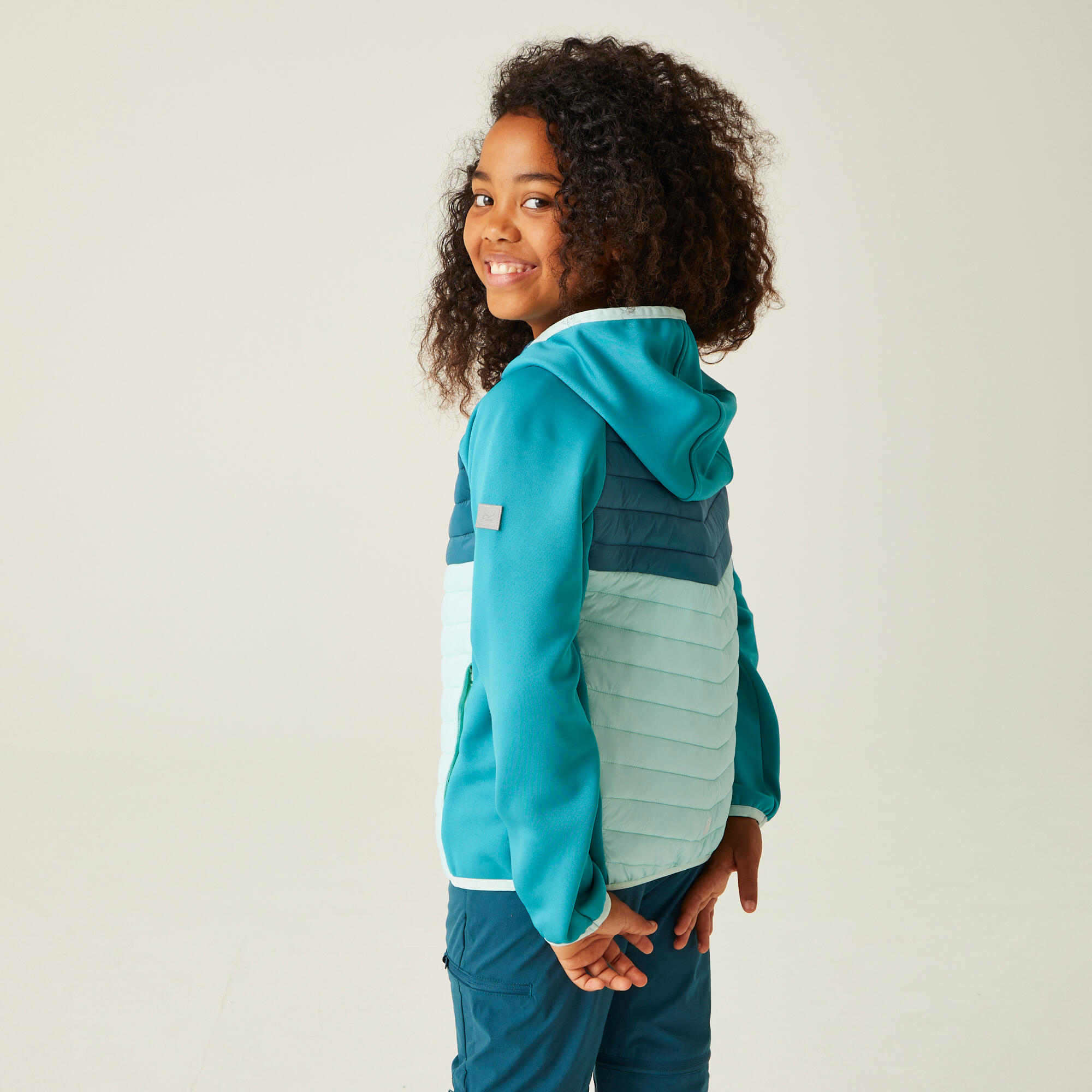 Kielder Hybrid VIII Kids Water Repellent Baffled Jacket 2/7