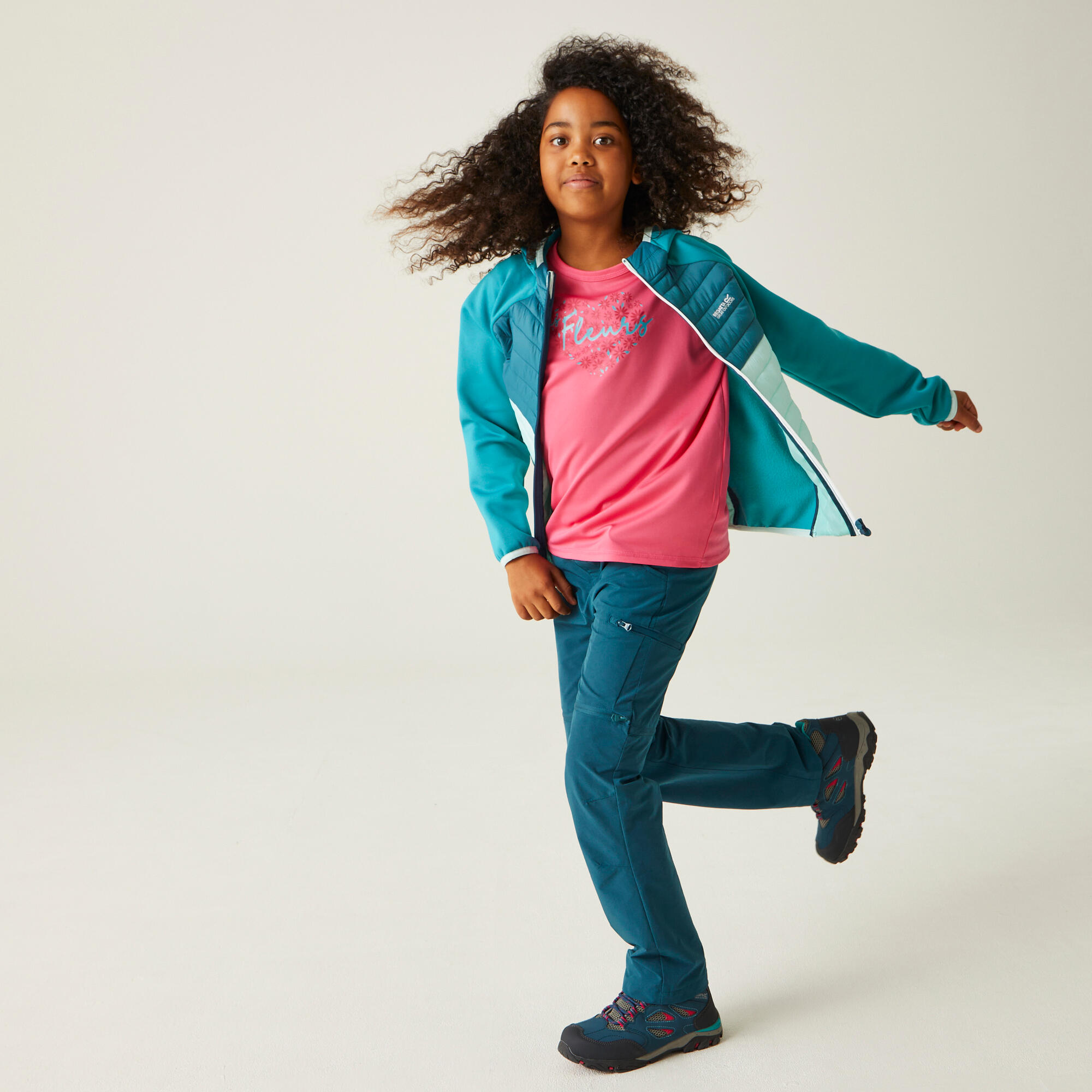 Kielder Hybrid VIII Kids Water Repellent Baffled Jacket 3/7