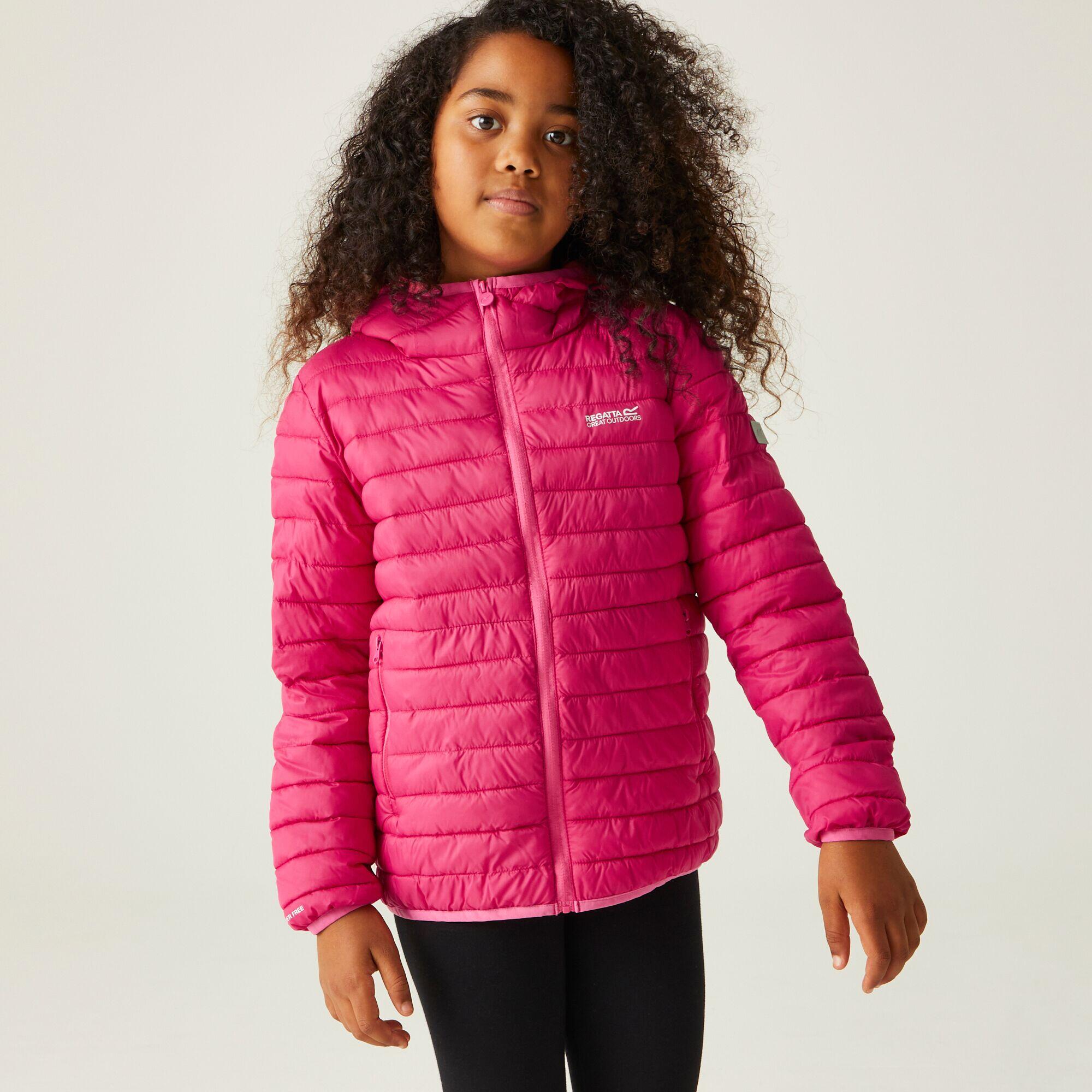 De Hillpack II gewatteerde wandeljas met capuchon voor kinderen 1/5