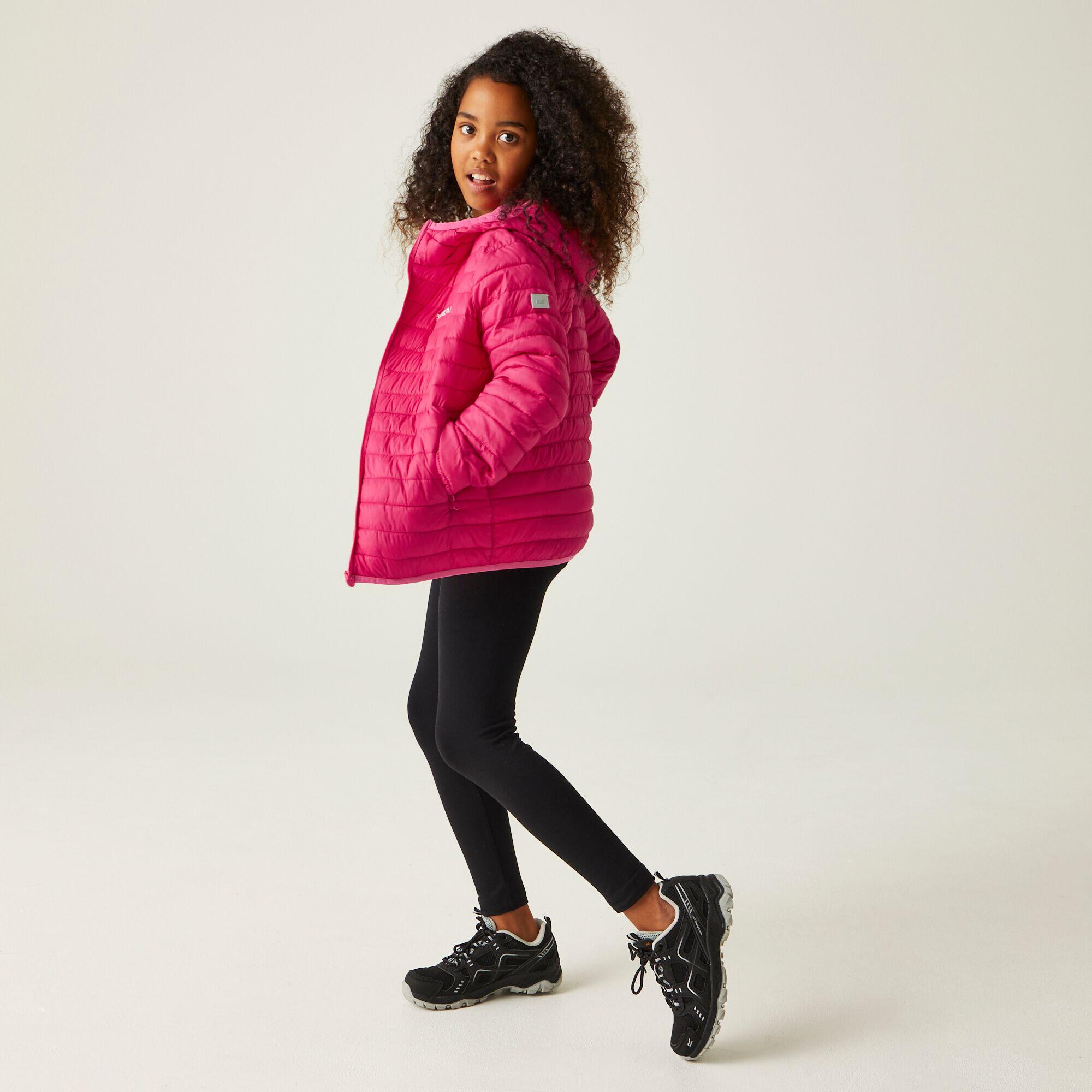 De Hillpack II gewatteerde wandeljas met capuchon voor kinderen 3/5