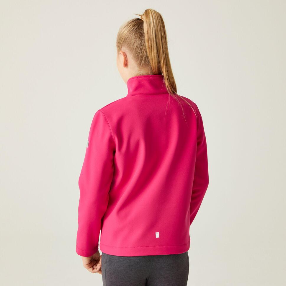 Kurtka turystyczna softshell dziecięca Cera