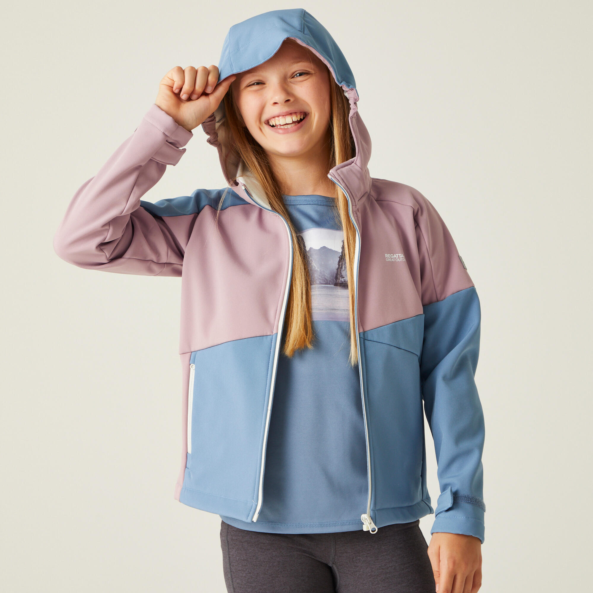 Veste softshell de randonnée enfant Acidity VII 4/5