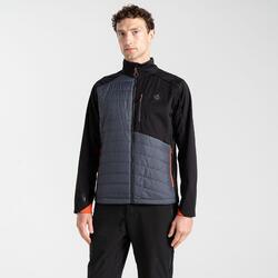 Softshell - Mountaineer Hybrid orange et marron homme