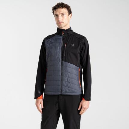 Softshell - Mountaineer Hybrid orange et marron homme