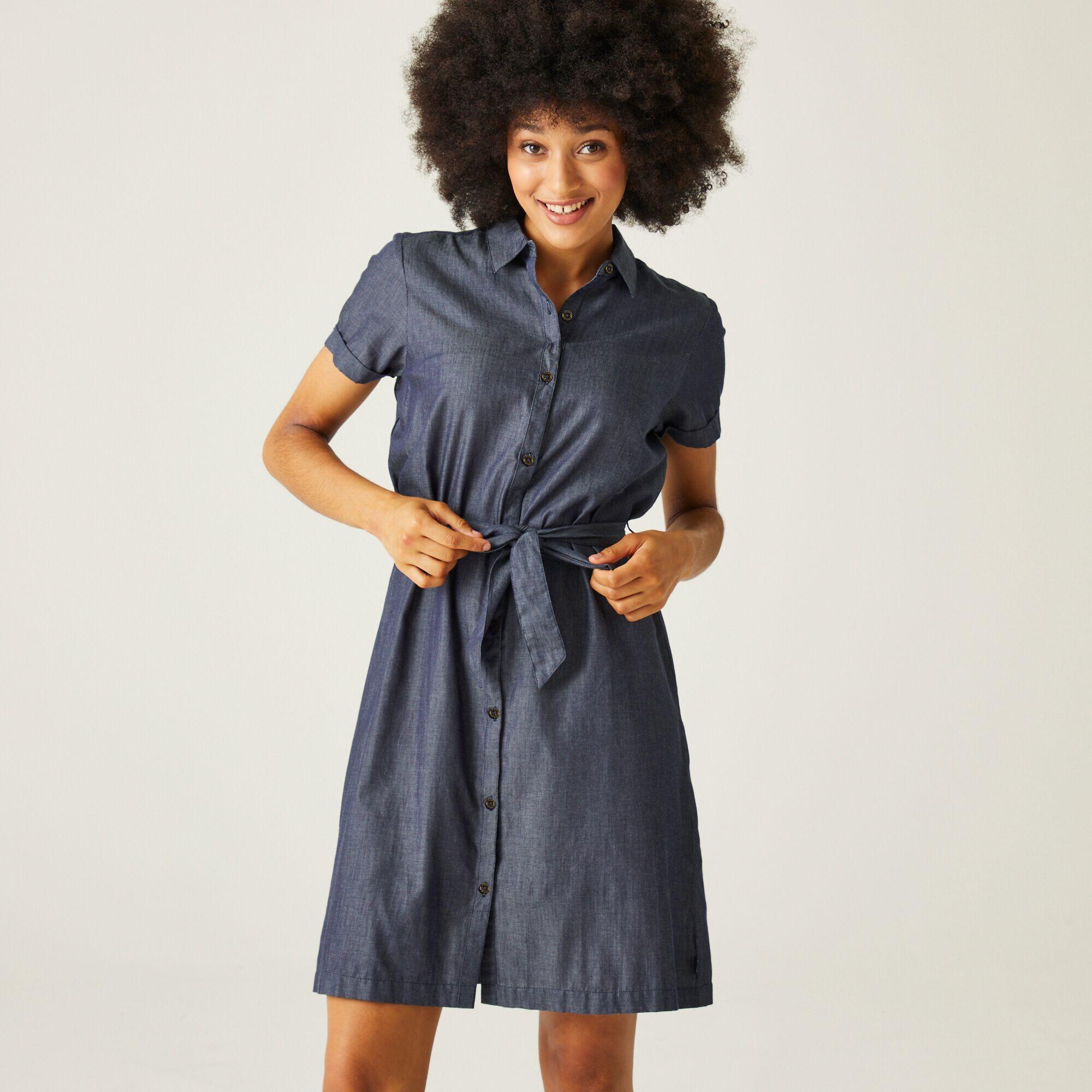 REGATTA Jurk Hiking Dames Ademend Trendy Katoen Coolweave