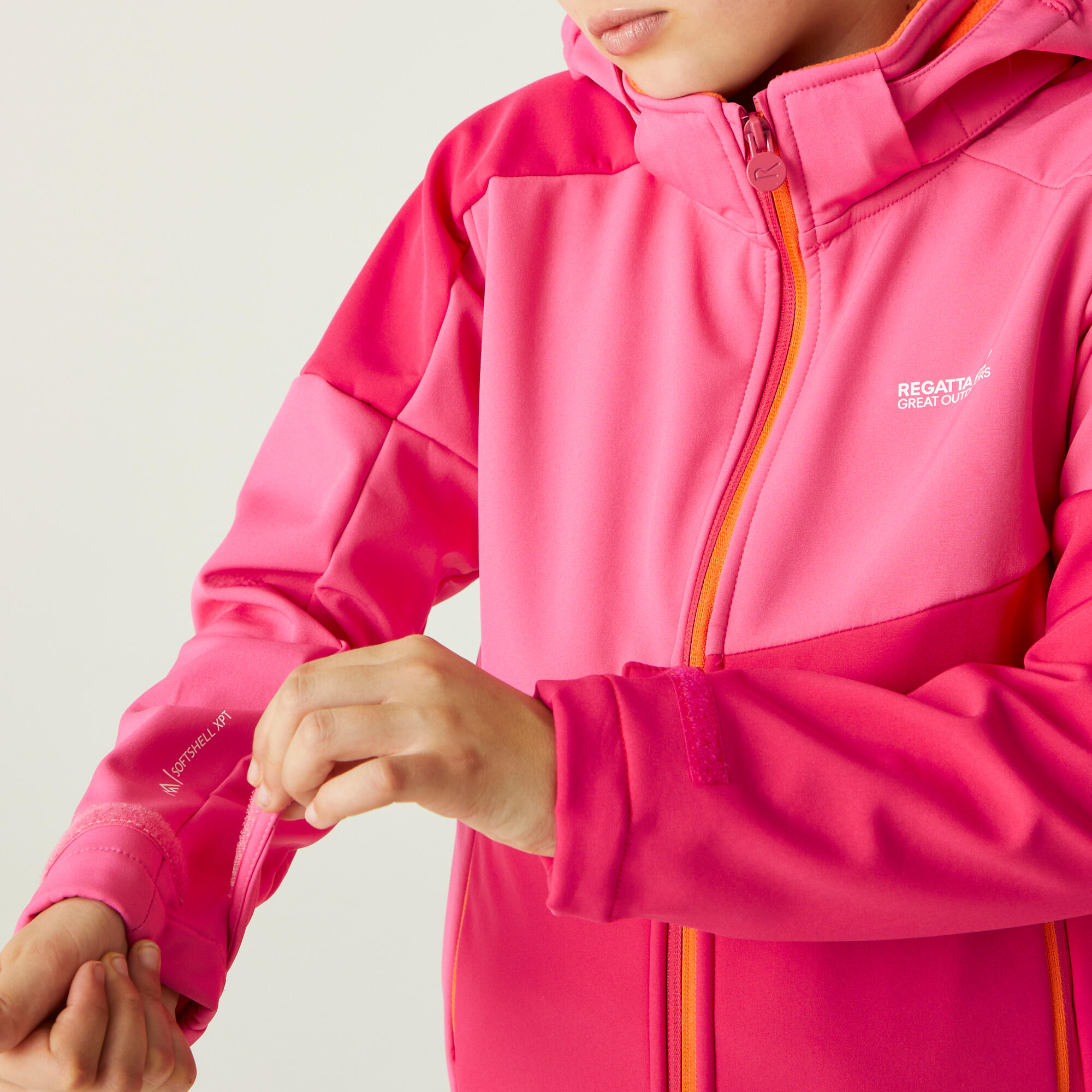 De Acidity VII softshell wandeljas voor kinderen 4/5