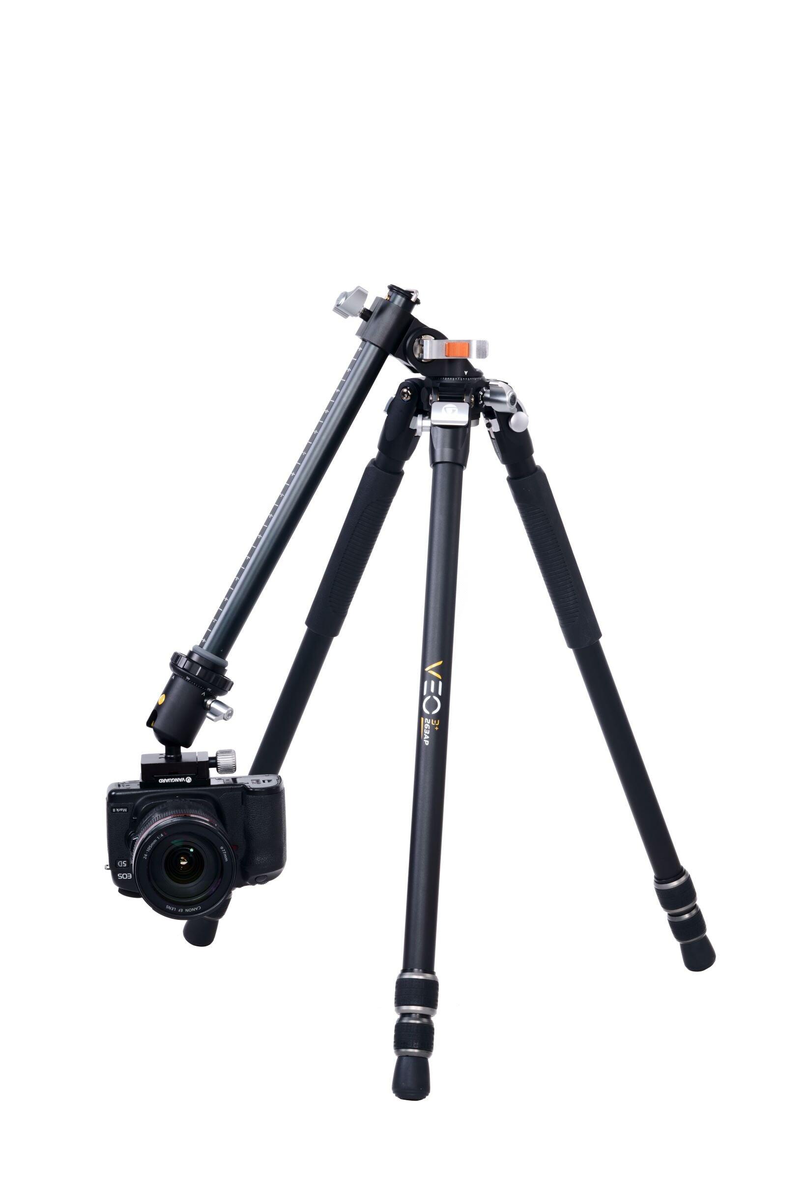 Trípode aluminio multiángulo rótula bola Vanguard VEO 3+ 263AB 5/7