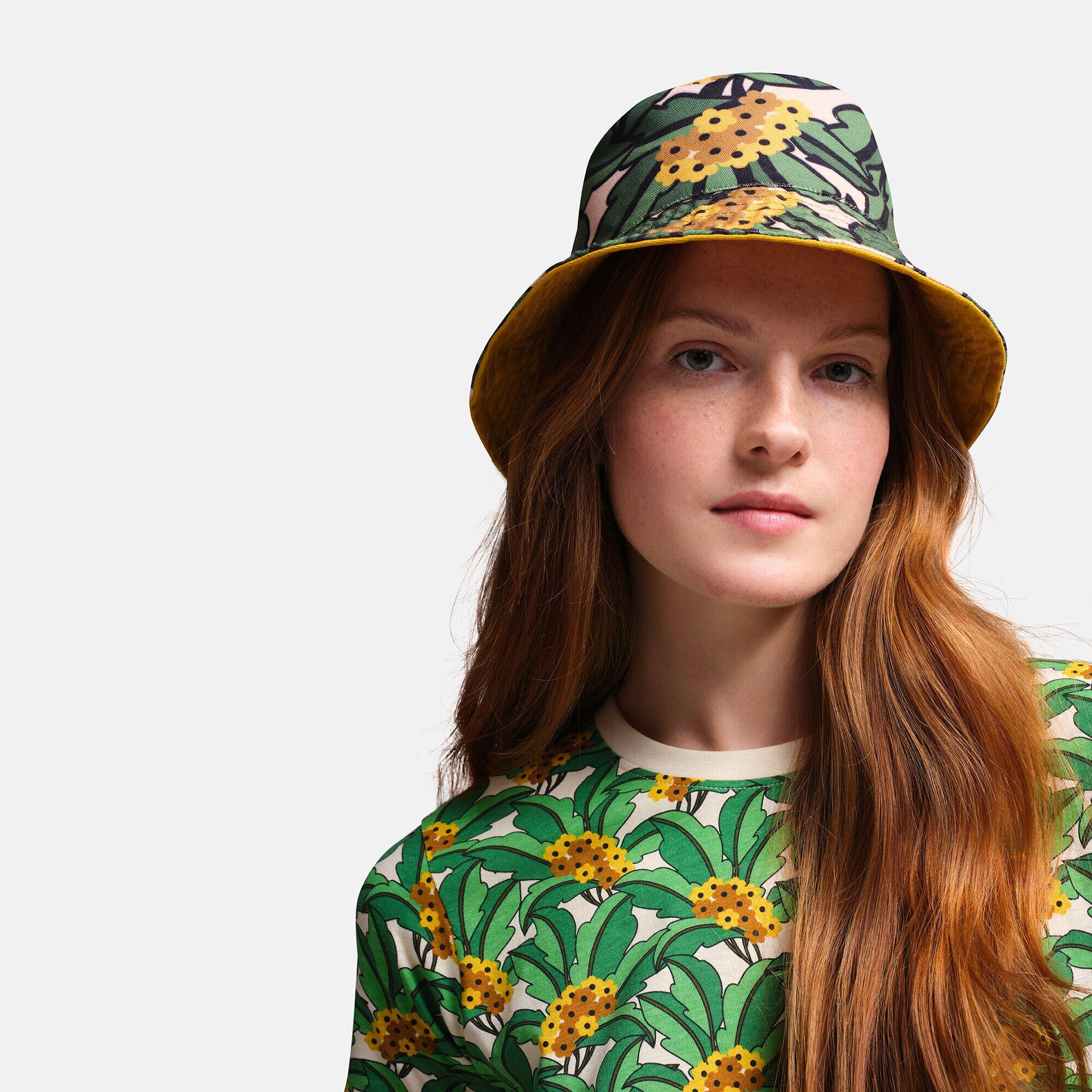 REGATTA Orla Reversible Floral to Block Colour Bucket Hat